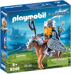 Игровой набор из серии Гномы: Боевой гном на коне (Playmobil, 9345pm) - миниатюра